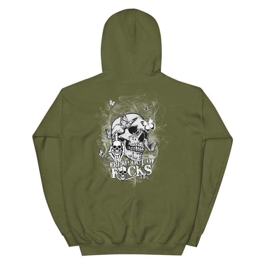 Fresh Out of F*cks Skulls Unisex Hoodie