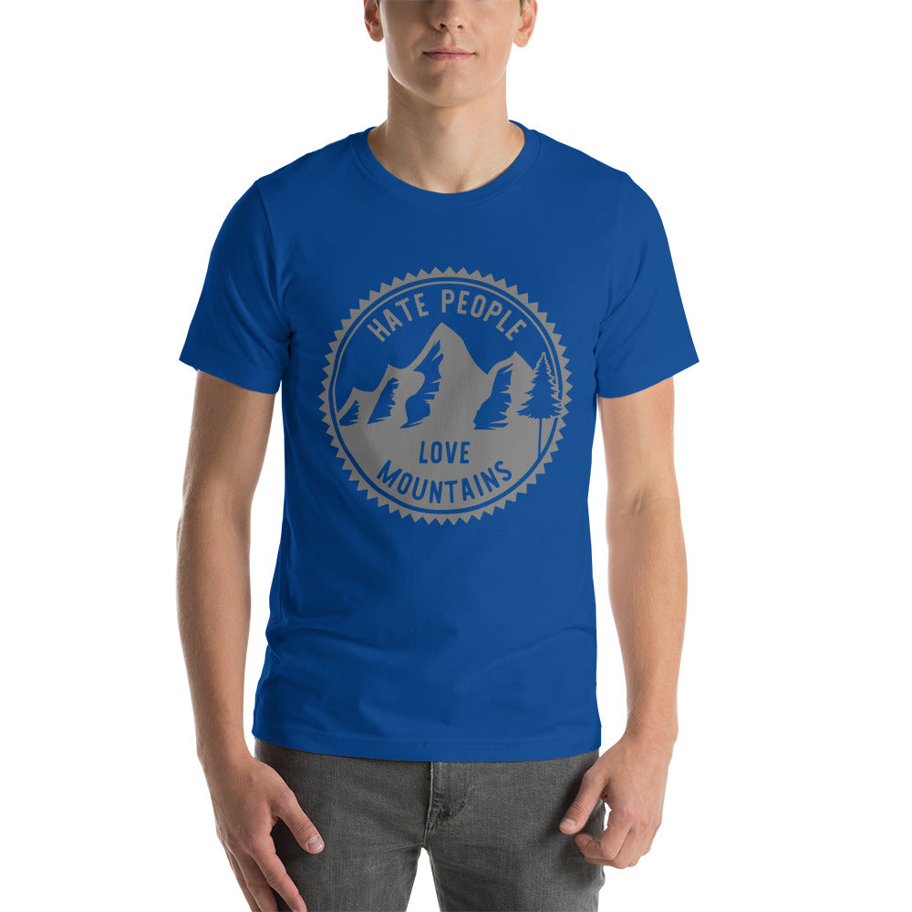 Hate People Love mountains unisex t-shirt unisex t-shirt