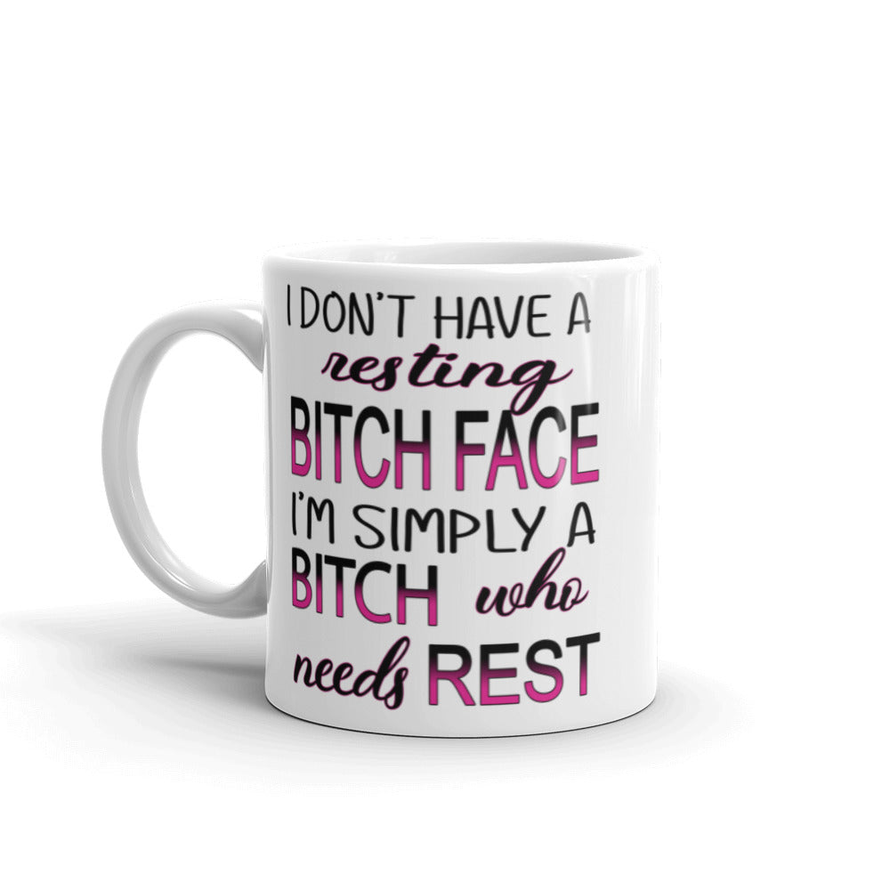 Resting bitch mug