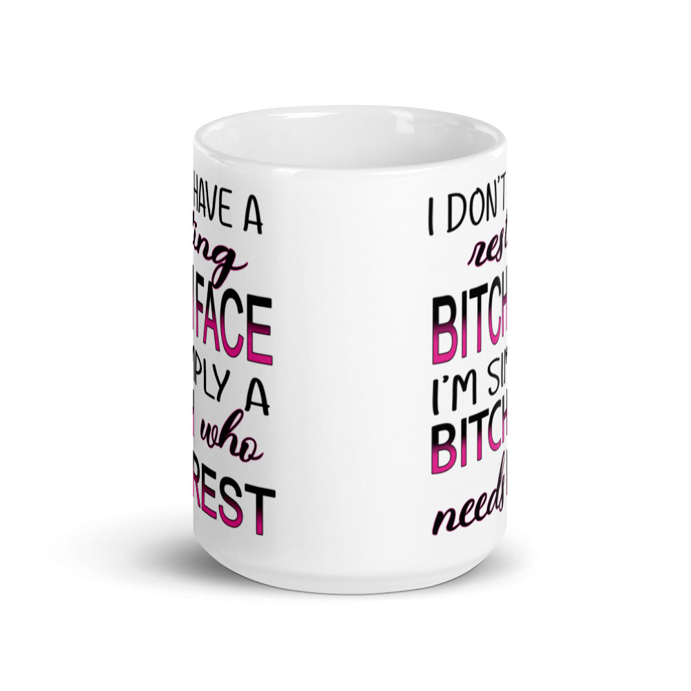 Resting bitch mug